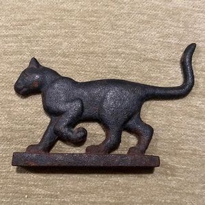 1986 "Bootscraper" Cat from the Franklin Mint Curio Cabinet Cats Collection